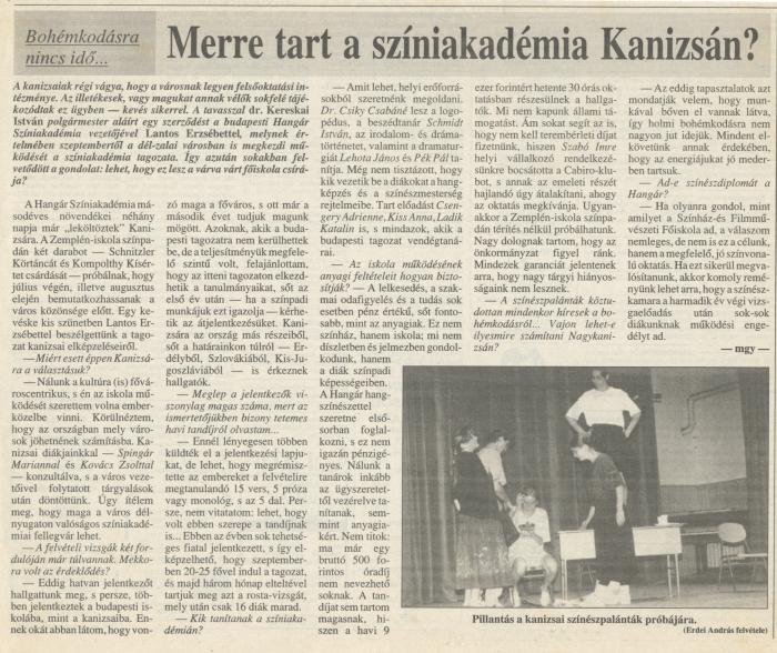 Merre tart sziniakademia